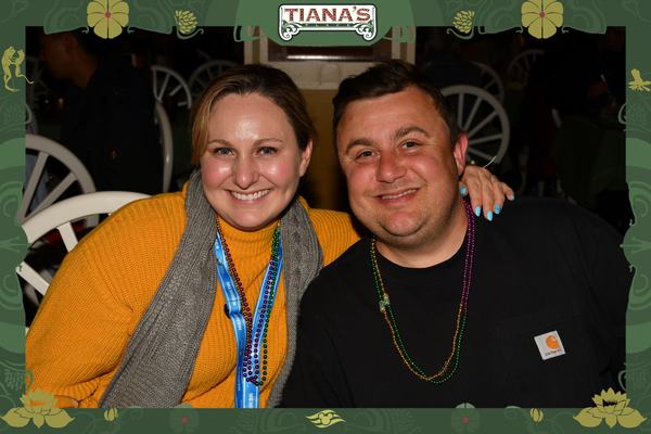 Kristi and Cristian at dinner on the Disney Wonder