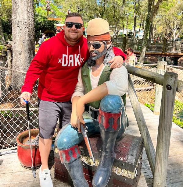 Cristian at Pirate's Island Adventure Golf
