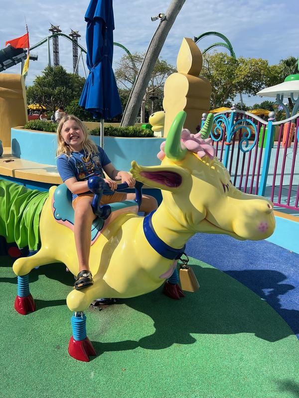 Mia at Dr. Suess, Universal Studios Florida