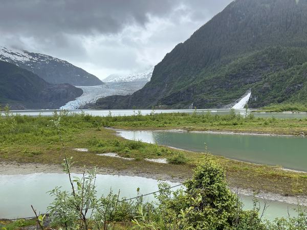 Mendenhall Glacier in Juneau Alaska