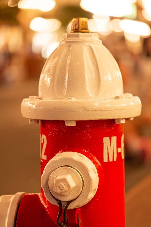 Fire hydrant on Main Street USA in Magic Kingdom