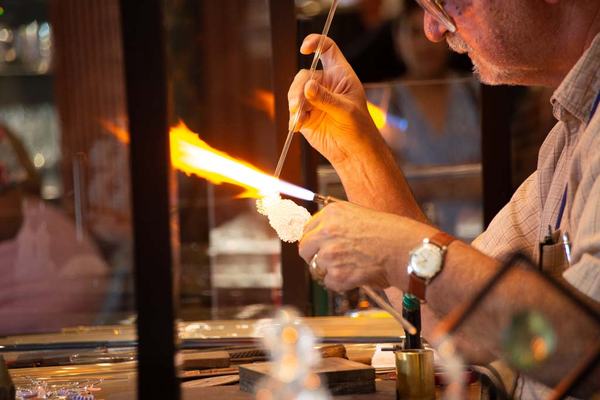 Ornament making on Main Street USA at Magic Kingdom