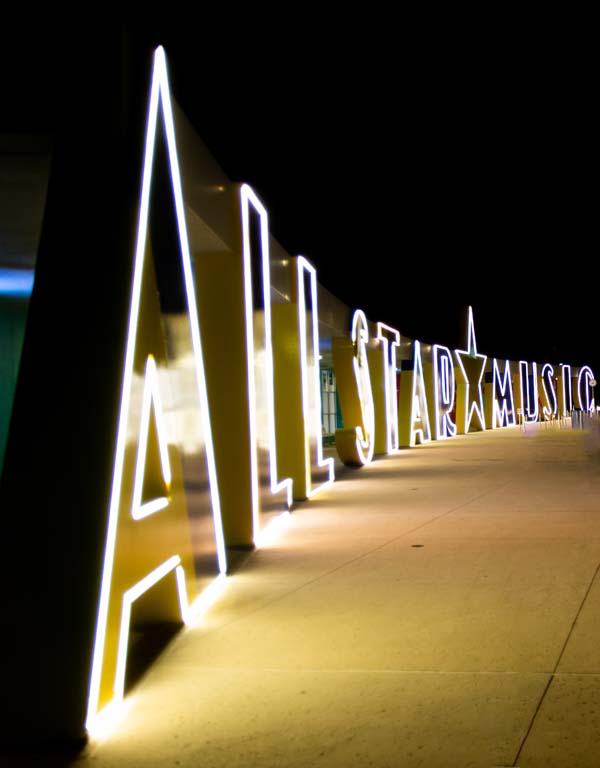 All Star Music Resort sign