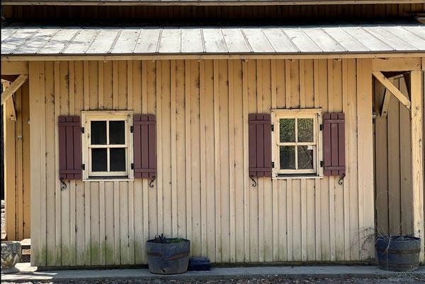 Tack shed at Lawton Stables